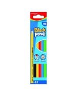 Ołówek drewniany HB kolorowa obudowa 12szt