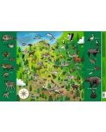 Mappuzzle Junior - Zwierzęta Polski - podkładka