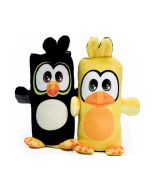 Dublusie dwustronne maskotki Tukan Kaczka