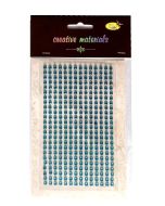 Stiker z kryształkami 4mm 336szt jasnoniebieskie