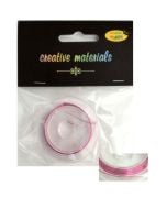 Drut miedziany 0.3mm 10 mb pink