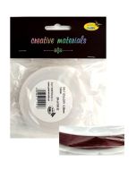 Drut stalowy 0.3mm duża szpula 100mb bordowy