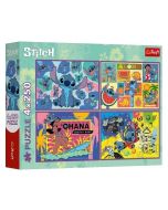 Puzzle 4w1 Stitch TREFL