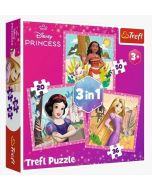 Puzzle 3w1 Piękne kwiaty TREFL