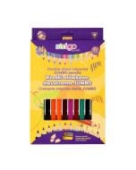 Kredki ołówkowe trójkątne Jumbo 12szt STRIGO