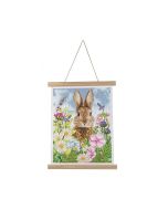 Plakat 35x45cm z mozaiką diamentową Zając i wiosna