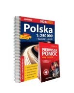 Atlas samochodowy 1:250 000 + pierwsza pomoc