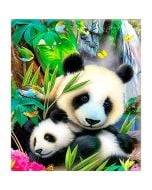 Mozaika diamentowa 5D - Panda 40x30cm