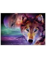 Mozaika diamentowa 5D - Wilk 40x30cm