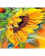 Mozaika diamentowa 5D - Kwiat słonecznika 40x30cm
