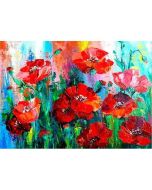 Mozaika diamentowa 5D - Maki 40x30cm