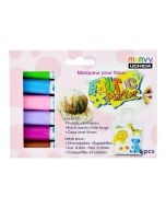 Flamastry do zdobienia jasnych tkanin 6 kolorów