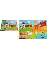 Puzzle drewniane 4 obrazki