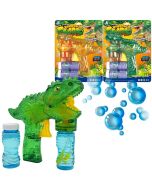 Pistolet dinozaur na bańki na baterie