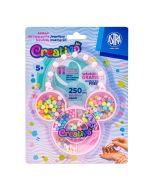 Zestaw koralików Myszka 250szt + 2m gumek ASTRA