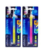 Długopis wymazywalny 0,5mm + 2 wkłady Neon