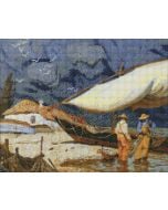 Diamentowa mozaika - Rybacy 40x50cm