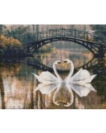 Diamentowa mozaika - Romantyczna historia 40x50cm