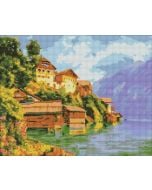 Diamnetowa mozaika - Przytulna zatoka 40x50cm