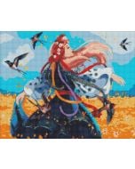 Diamentowa mozaika - Ukraińska kobieta 40x50cm