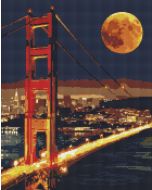 Diamentowa mozaika - Golden Gate 40x50cm