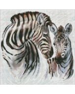 Diamentowa mozaika - Pasiaste życie 40x40cm