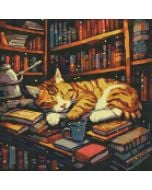 Diamentowa mozaika - Puszysta miłośniczka książek