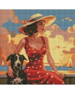 Diamentowa mozaika - Atmosfera morza 40x40cm