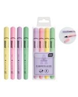 Zakreślacze pastelowe 4 kolory Academy