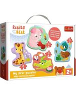 Puzzle Baby Classic - Bobaskowe zwierzątka TREFL