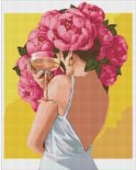 Diamentowa mozaika - Kwitnąca tajemnica 40x50cm