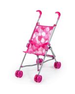 Wózek spacerówka dla lalek różowy Buggy