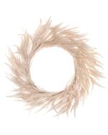 Wianek z trawy pampasowej 39cm