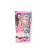 Lalka 45cm z akcesoriami