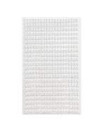 Perełki samoprzylepne Opalescent white 4mm 440szt