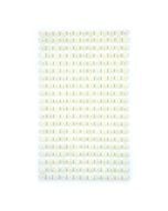 Perełki samoprzylepne Opalescent white 6mm 260szt