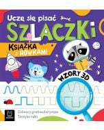 Uczę się pisać szlaczki Książka z rowkami Wzory 3D