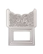 Wykrojnik - Składane zaproszenie 12,1cm x 14,4cm