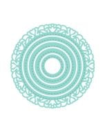 Zestaw wykrojników - Koła z ornamentem 5szt