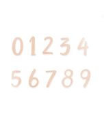 Zestaw wykrojników - Cyfry 10szt