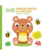 Duże piankowe naklejki dla maluszka. Miś