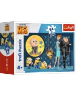 Puzzle 54 mini - Z Minionkami fajnie jest! 4 TREFL