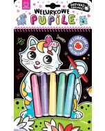 Welurkowe pupile. Dotykaj i koloruj