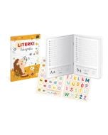 Kolorowanka A4/16K z naklejkami Kaligrafia