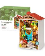 Składany Drewniany Model LED Leśny ogródek