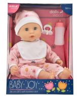 Dolls World Lalka Baby Joy 38cm ubranko różowe