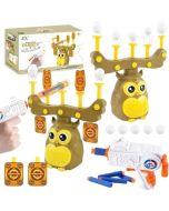 Gra strzelecka sowa pistolet piłeczki karty celu