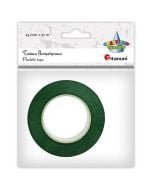Taśma florystyczna 25mm 27m ciemnozielona