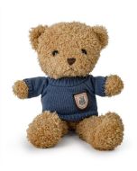 Miś brązowy 22cm w sweterku granatowy