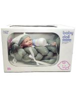 Bobas z kocykiem i butelką 25cm